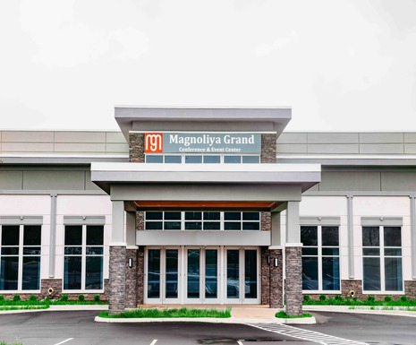 Main entrance of Magnoliya Grand